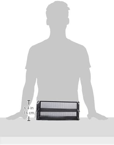 Veesun Two-Tier Stackable File Paper Tray Desk Organizer