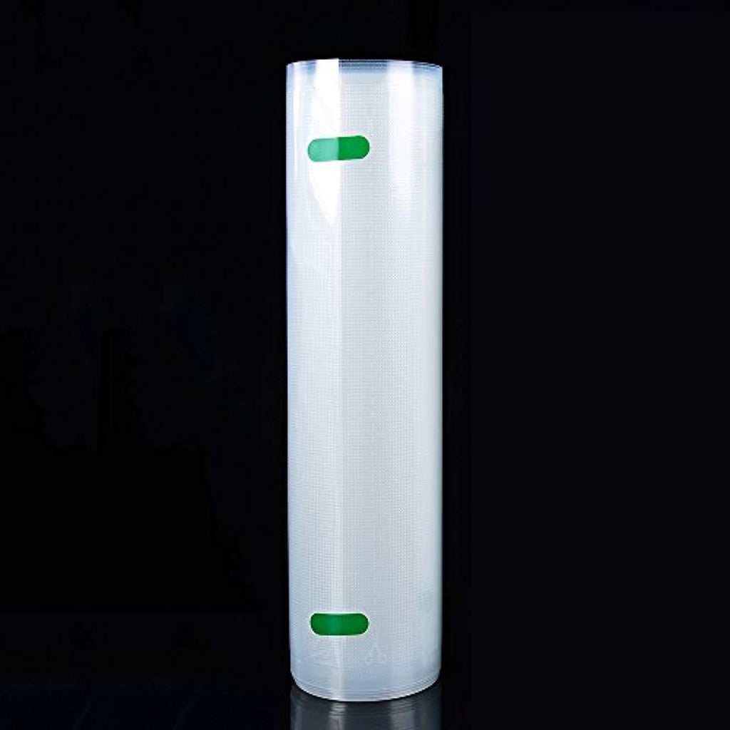 Vacuum Sealer Bags(4-Pack), WISH 11”X25’ Fits Inside Machine Heavy Duty Embossed Food Storage Saver Bag Rolls Suit for Sous Vide and FoodSaver (100 Feet Total) by Wish