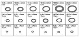 Performance Tool W5203 419 pc Metric O-Ring Assortment