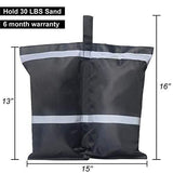 ABCCANOPY Industrial Grade Weights Bag Leg Weights for Pop up Canopy Tent 4pcs-Pack ¡