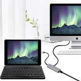 USB-C Multi-Port Adapter with 4K HDMI, Gigabit Ethernet, 2 USB 3.0, USB C Hub, Type-C PD Charging Dock for MacBook pro 13/15 2018,2017,2016,MacBook Air 2018,iPad pro 2018(Thunderbolt 3) Dongle