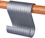 ACMETOP S Hooks, 12 Pack Aluminum S Shaped Hooks, Matte Finish S Hooks for Hanging Pots and Pans, Plants, Coffee Cups, Clothes, Towels in Kitchen, Bedroom, Bathroom, Office and Garden(Matte Silver)