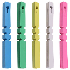 Useekoo Plastic Plant Nursery Garden Labels, 600 Pcs Wrap Around Plastic Tree Tag, Pot Marker Garden Stake Tags (21x2cm, 5color)