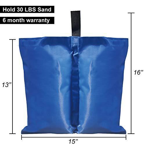 ABCCANOPY Industrial Grade Weights Bag Leg Weights for Pop up Canopy Tent 4pcs-Pack ¡