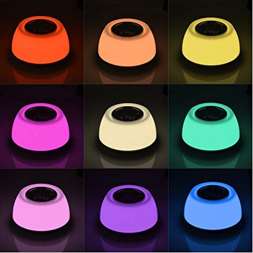 Wake Up Light Alarm Clock Sunrise Sunlight Simulation, Sleep Aid Therapy Lamp Timer with Sunset White Noise, Natural Gradual Bedside Night Light for Kids Adult Gift, Snooze Function for Heavy Sleepers