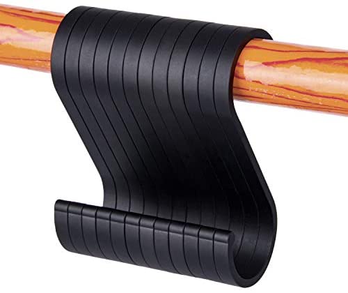 ACMETOP S Hooks, 12 Pack Aluminum S Shaped Hooks, Matte Finish S Hooks for Hanging Pots and Pans, Plants, Coffee Cups, Clothes, Towels in Kitchen, Bedroom, Bathroom, Office and Garden(Matte Silver)