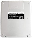 WAOAW 500g/0.01g Digital Pocket Stainless Jewelry & Kitchen food Scale, Lab Weight, 0.001oz Resolution