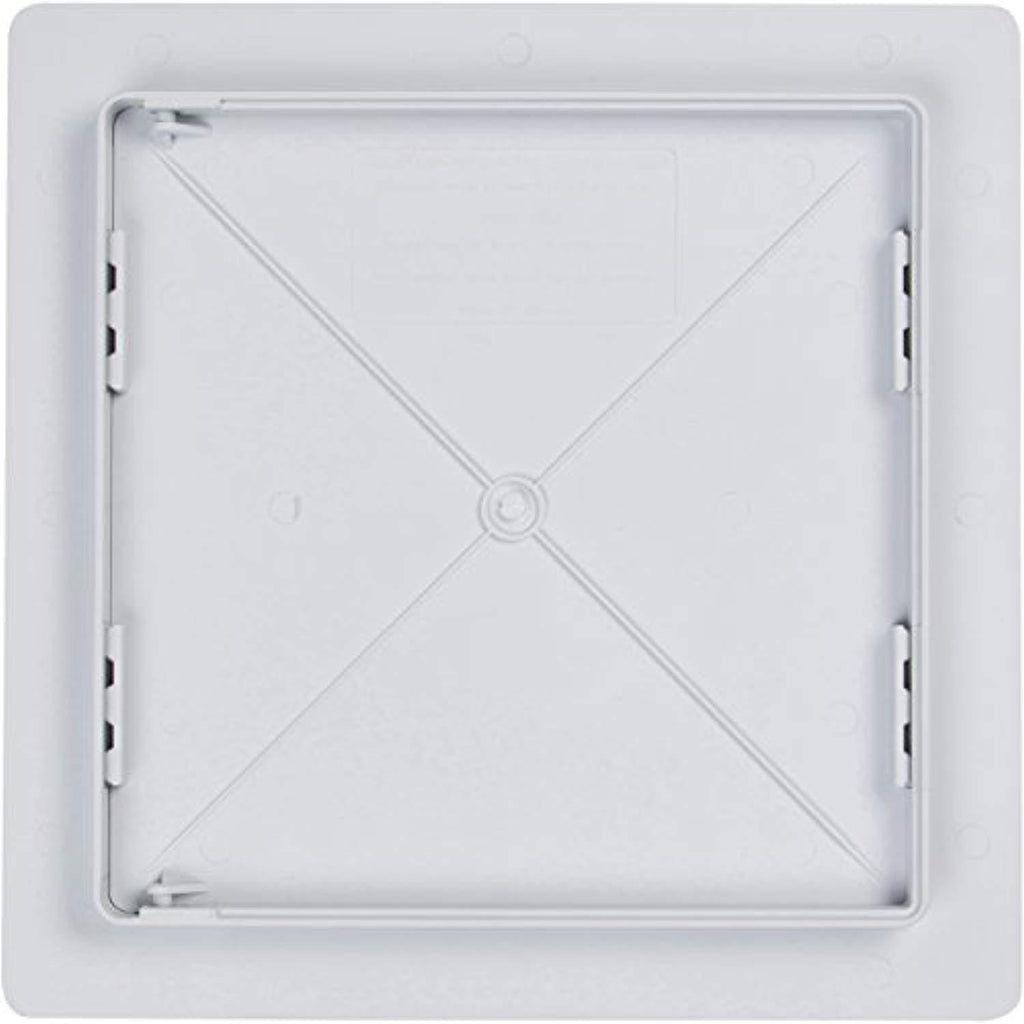 Wallo 10 X 10-Inch Plastic Access Door, Reinforced Hinged Access Panel for Drywall Walls and Ceilings. Perfect for providing service area for Plumbing/Wiring Applications and Electrical Access Panel