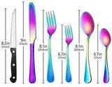24-Piece Silverware Teivio Set, Flatware Set Mirror Polished, Dishwasher Safe Service for 4, Include Knife/Fork/Spoon with Bamboo 5-Compartment Silverware Drawer Organizer Box