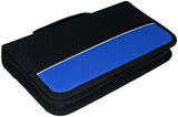 XtremPro CD DVD VCD Blue-Ray Nylon Zipper Wallet Case 24 Capacity- Black (11091)