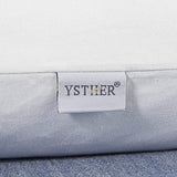 YSTHER 2pcs Square 18 inch Pillow Inserts Stuff with Down and Feather, Cotton Euro Decoration Cushion