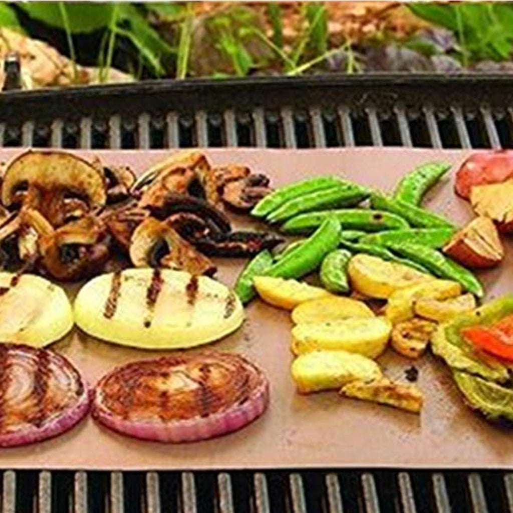 5Pack Teflon Fiber BBQ Grill & Baking Mats, Non-stick, Reusable, Heat Resistant,Easy to Clean