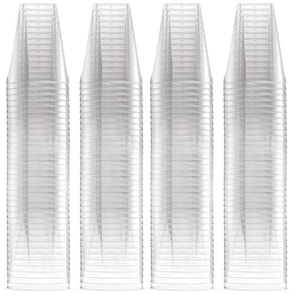250 Disposable Hard Plastic Shot Glasses, 2oz(60ml) - Crystal Clear, Heavy Duty, Shatterproof & Reusable Shot Cups - for Shots, Vodka Jelly, Weddings, Dinners, Christmas, New Year - 100% Recyclable