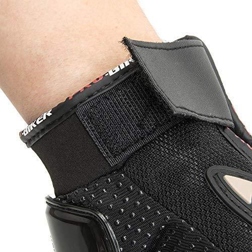 MUYDZ Upgraded Full Finger Knuckle Motorcycle Motorbike Powersports Racing Safety Gloves Outdoor Gloves for Men and Women