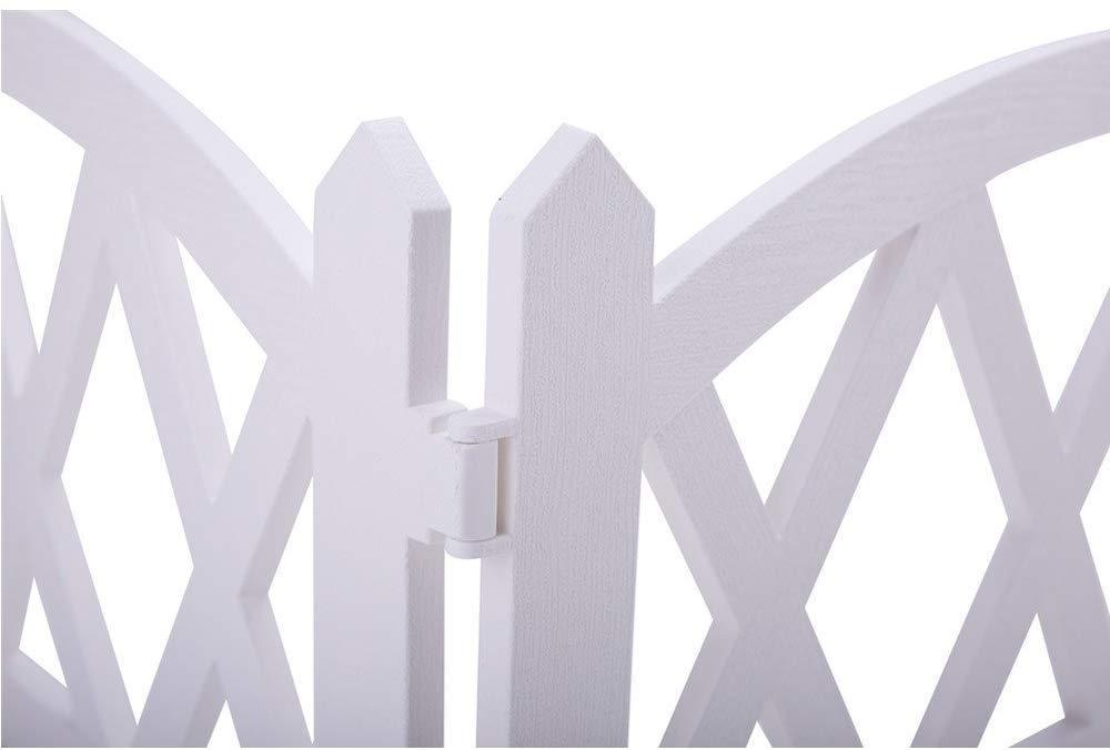 Worth Garden Plastic Fence Pickets Indoor Outdoor Protective Guard Edging Decor