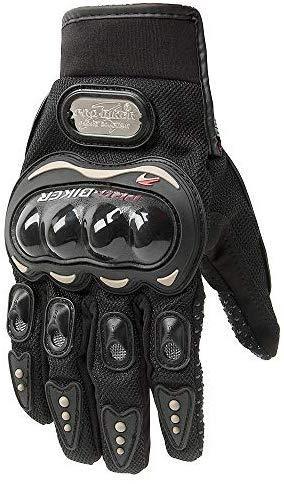 MUYDZ Upgraded Full Finger Knuckle Motorcycle Motorbike Powersports Racing Safety Gloves Outdoor Gloves for Men and Women