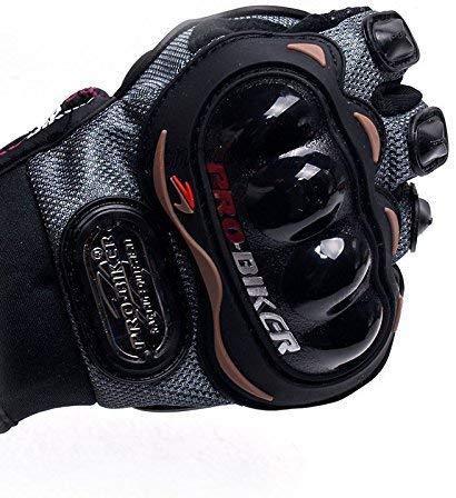 MUYDZ Upgraded Full Finger Knuckle Motorcycle Motorbike Powersports Racing Safety Gloves Outdoor Gloves for Men and Women