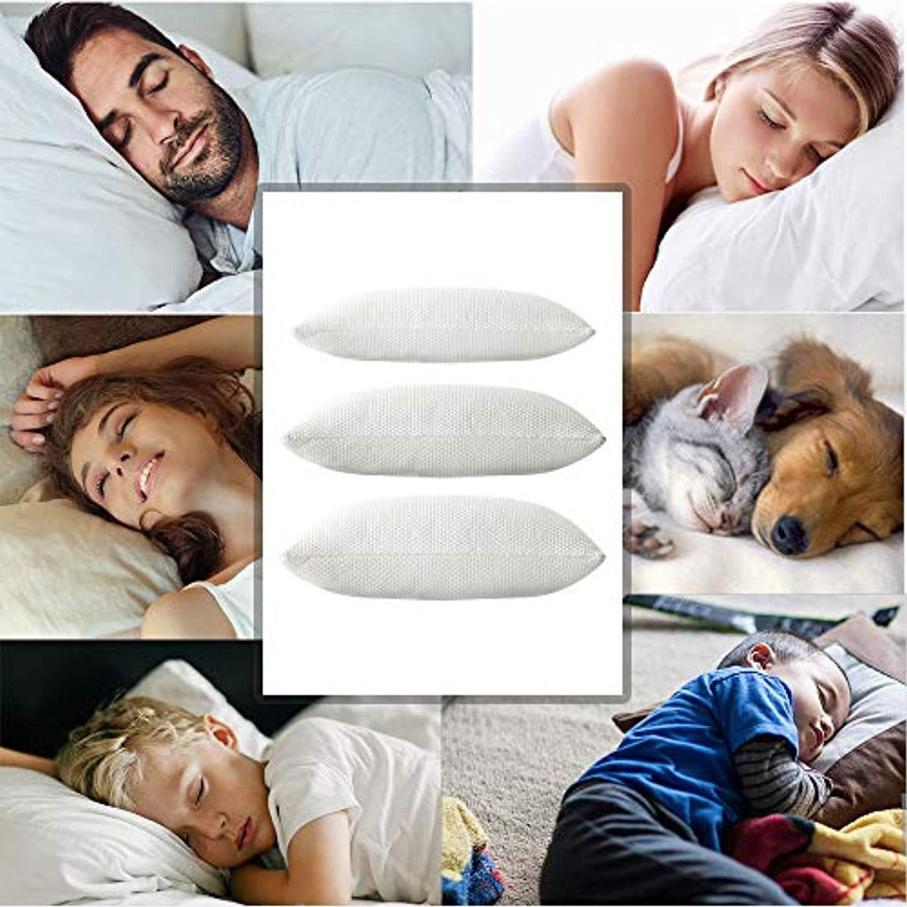 YOUMAKO Standard Size Shredded Memory Foam Pillow with Cooling Zippered Washable Bamboo Cover,Hypoallergenic Sleeping Bed Pillow for Home and Luxury Hotel