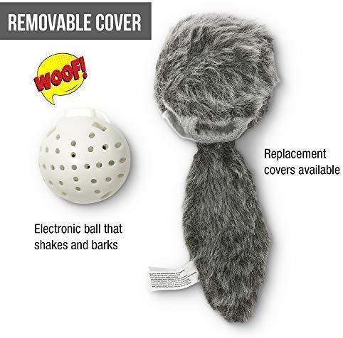 Hyper Pet Doggie Tail Interactive Plush Dog Toys(Wiggles, Vibrates, and Barks – Dog Toys for Boredom and Stimulating Play,Color Varies)