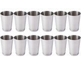 (4 Pack) 30-Ounce Cocktail Mixing Shaker Tin - Silver Glitter, Boston Shaker for Professional Bartenders, Commercial Grade Stainless Steel Bar Cheater Tins