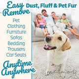 Melmor Creations Pet Hair Remover Brush | Double-Sided Animal Hair Lint Cleaner/Remover with Self-Cleaning Base | Cat & Dog Coats/Paws | Fur Remover Tool for Dog Bed, Furniture, Clothes & House