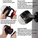 Luditek Sound Activated Party Lights with Remote Control, Battery Powered/USB Portable RBG Disco Ball Light, Dj Lighting, Strobe Lamp 7 Modes Stage Party Supplies
