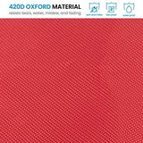 2-Pack Christmas Wreath Storage Bag 36" - Artificial Wreaths, Durable Handles, Dual Zipper & Card Slot, Holiday Xmas Tear Resistant Storage Container 420D Oxford Fabric by ZOBER
