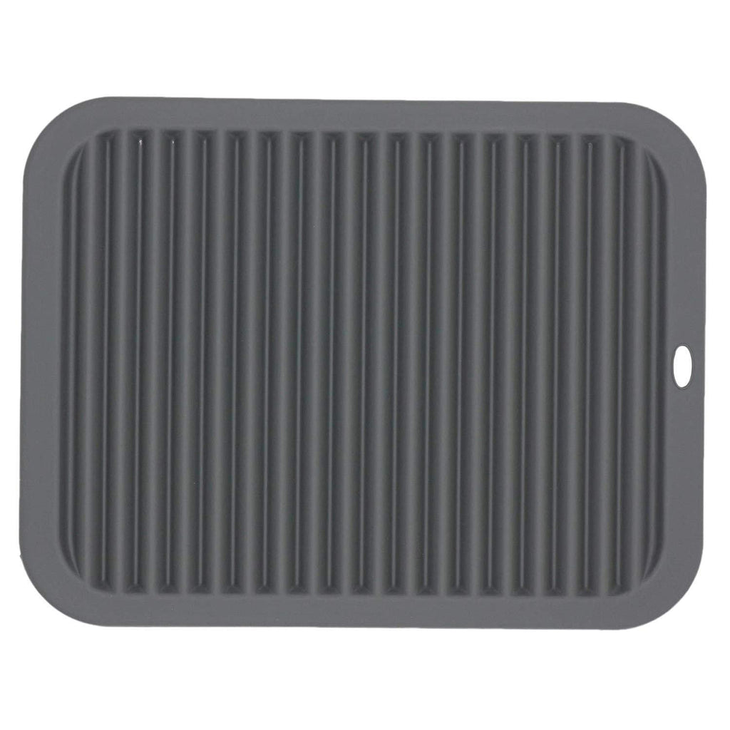 9“×12”Rectangular large silicone trivet Non slip trivet Jar opener Flexible Durable Large coaster Dishwasher Safe heat resistant mat (2 Pack black)