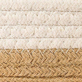 Goodpick 2pack Cotton Rope Basket - Woven Storage Basket - 9.8" x 8.7" x 2.8" Small Rope Baskets for Kids Home Decor Toy Basket Organizer - Desk Basket Containers for Jewellery, Keys - Hemp Rope Bowl