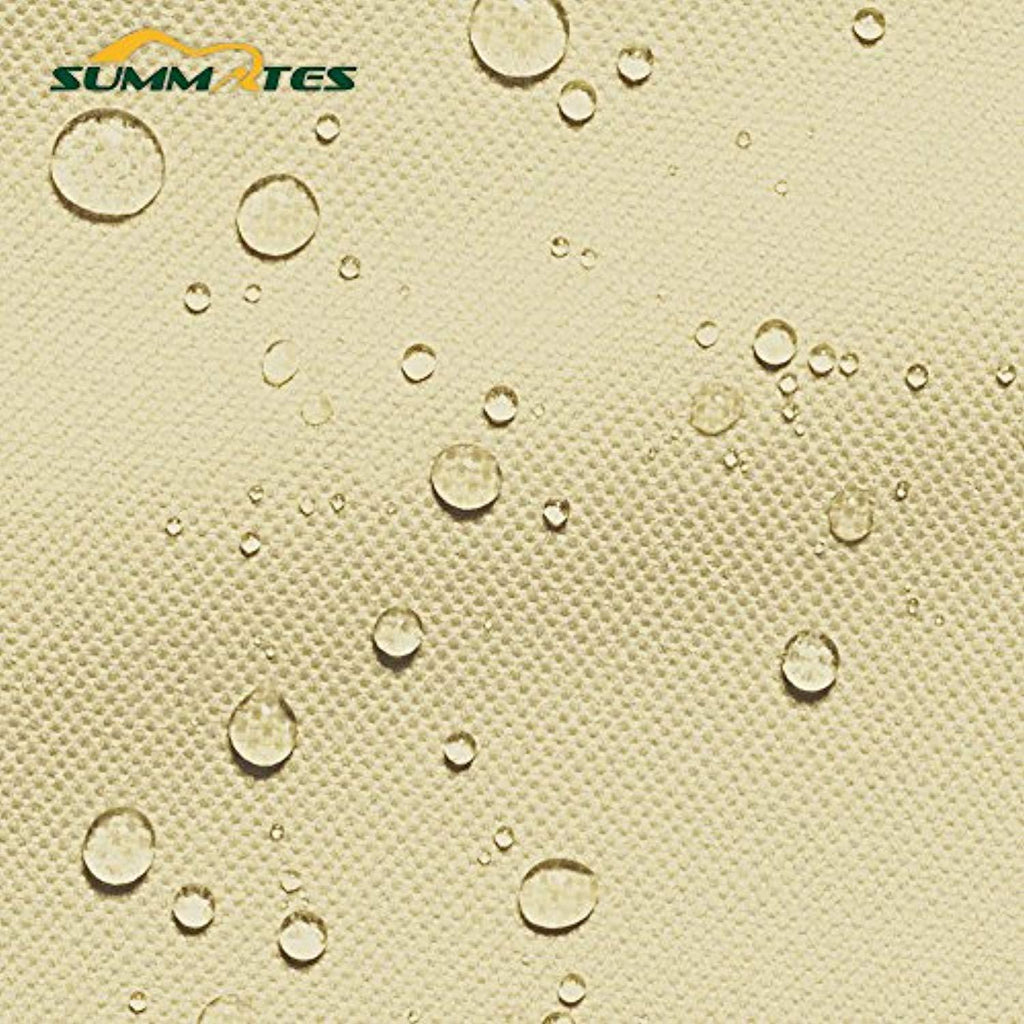 Summates Patio Umbrella Cover,Fits Most Umbrellas up to 10Ft in Diameter, Color Tan