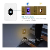Wireless Doorbell ,Waterproof Door Chime Kit with 1 Push Button,1 Plug-in Receiver,55 Melodies ,5 Level Volume,Night Light and LED Indicator Operating at 1000ft for Home Office