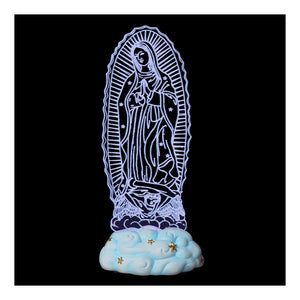 Amazing Roo Design Blessed Virgin Mary Statue with Baby Jesus Statue Figures Home Ornaments for Decorations, 12 Inch Figurine, White