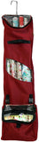612 Vermont Over The Door Wrapping Paper Storage Container, Bag Holds 12 Rolls of Paper up to 40 Inches Tall, Accessory Compartment for Ribbon and Bow Storage