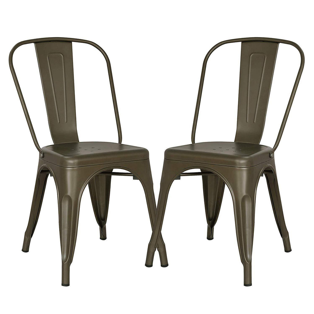 Poly and Bark Trattoria Side Chair in Black (Set of 4)