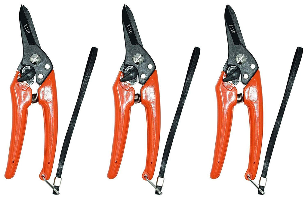 Zenport Z116 Hoof and Floral Trimming Shear with Twin-Blade, 7.5-Inch