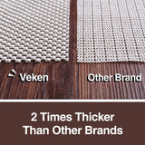 Veken Non-Slip Rug Pad Gripper 5' x 7' Extra Thick Pad for Any Hard Surface Floors, Keep Your Rugs Safe and in Place