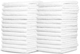 Zeppoli Wash Cloth Kitchen Towels, 24-Pack, 100% Natural Cotton Bath Towels, 12 x 12 Hand Towels, Commercial Grade Washcloth, Machine Washable Cleaning Rags, Wash Cloths for Bathroom