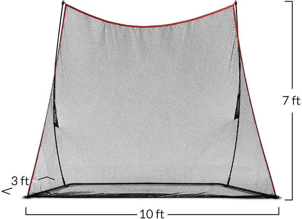 Rukket 10x7ft Haack Golf Net | Practice Driving Indoor and Outdoor | Golfing at Home Swing Training Aids | by SEC Coach Chris Haack