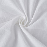 100% Washed Cotton Duvet Cover 3 Piece, Comforter Cover California King Size, Ultra Soft with Zipper Closure, Corner Ties, Simple Bedding Style, Gray White Plaid by SORMAG