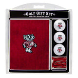 Team Golf NCAA Gift Set Embroidered Golf Towel, 3 Golf Balls, and 14 Golf Tees 2-3/4" Regulation, Tri-Fold Towel 16" x 22" & 100% Cotton