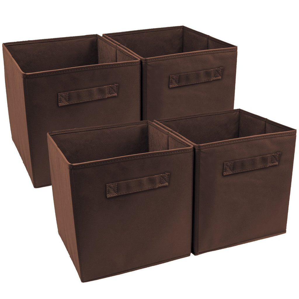 Sorbus Storage Cube Basket Bin, 6 Pack Navy Blue