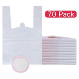 70 Value Pack Travel Potty Liners, Disposable Potty Chair Liners with Super-Absorbent Pads - Universal Potty Chair Fit (fits Most Potty Chairs)
