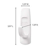 Command White Large Utility Hooks, Ships In Own Container (GP003-7NA)