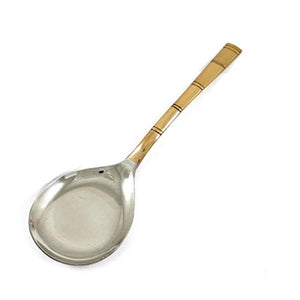 Indian Accent Pure Copper and Stainless Steel Serving Spoon 8" (Set of 2)