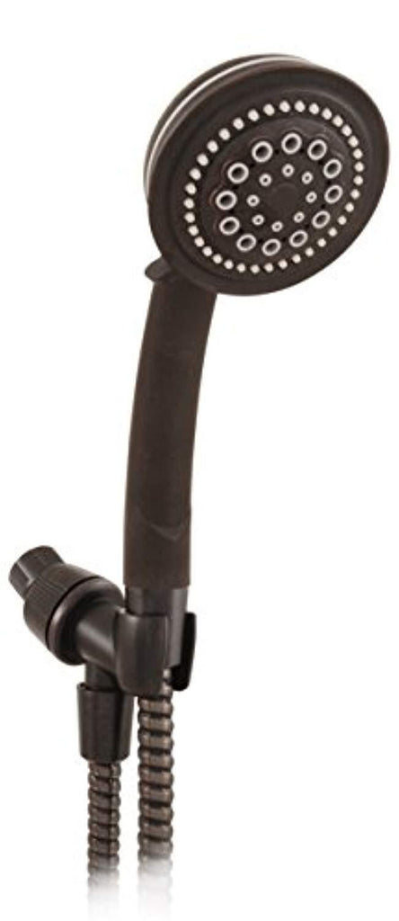 LDR 520 5105ORB Complete 5 Function Handheld Shower Set with 60-Inch Hose and Mount Bracket Oil Rubbed Bronze Finish