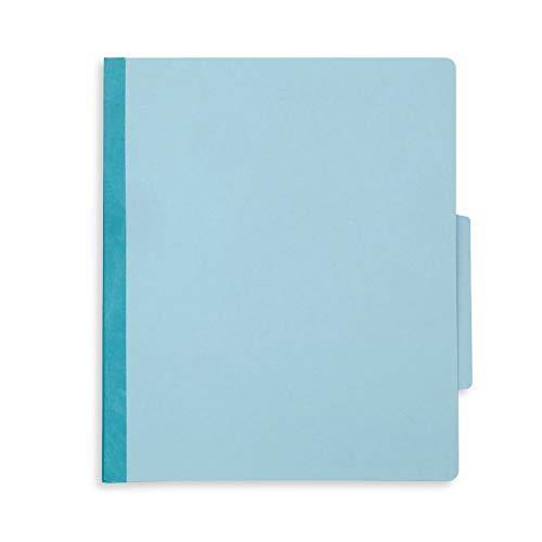10 Blue Classification Folders- 1 Divider-2’’ Tyvek expansions- Durable 2 Prongs Designed to Organize Standard Medical Files, Law Client Files, Office Reports– Letter Size, Blue, 10 Pack
