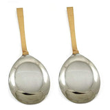 Indian Accent Pure Copper and Stainless Steel Serving Spoon 8" (Set of 2)