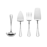 Gourmet Basics by Mikasa 5181046 Kaylee 8-Piece Stainless Steel Hostess Serving Utensil Set