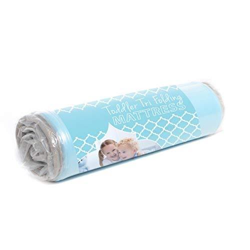Milliard Toddler Nap Mat Tri Folding Mattress with Washable Cover (24 inches x 57 inches x 3 inches)