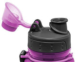 Nomader Collapsible Water Bottle - Leak Proof Twist Cap - BPA Free, 22 oz